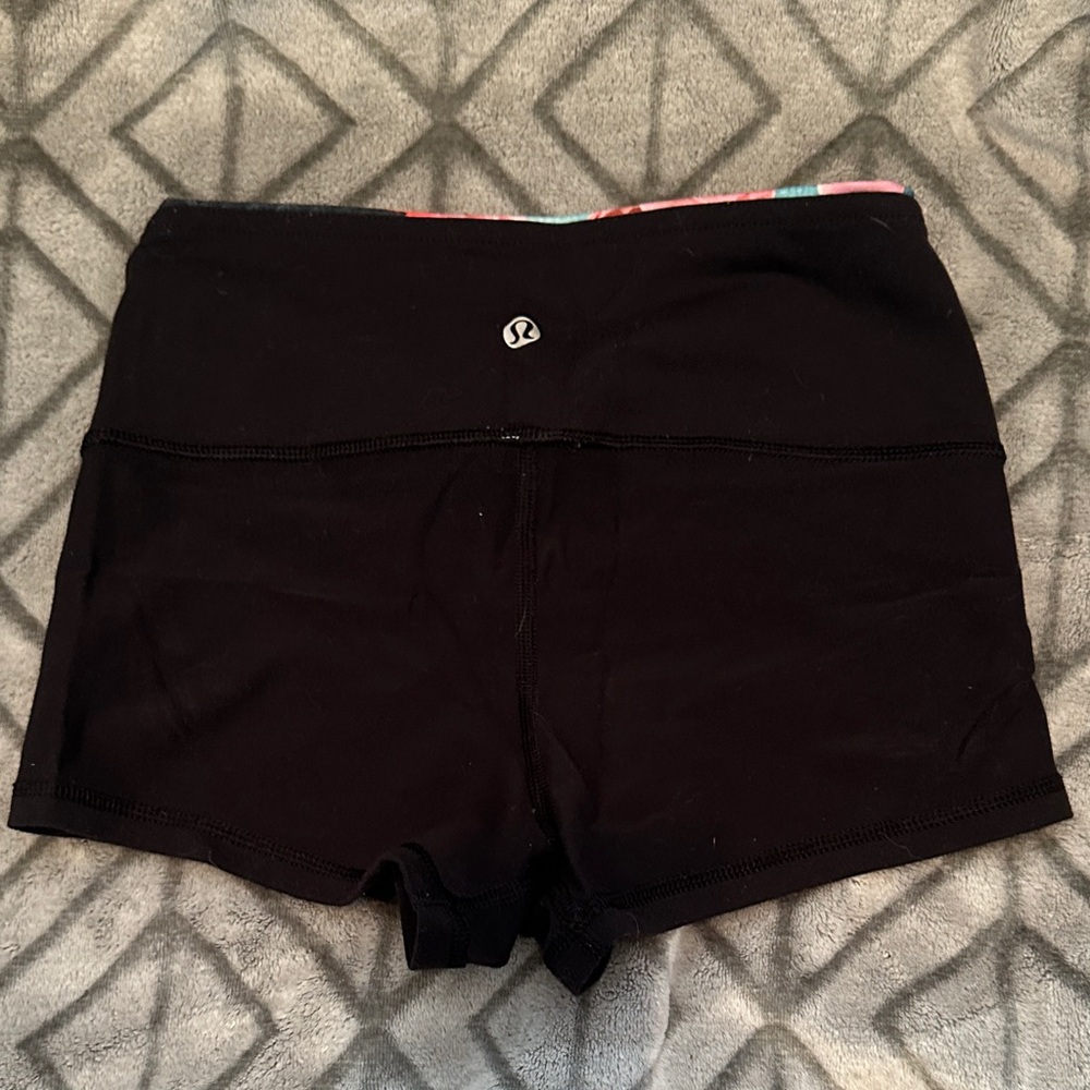 lululemon athletica Black Athletic Shorts